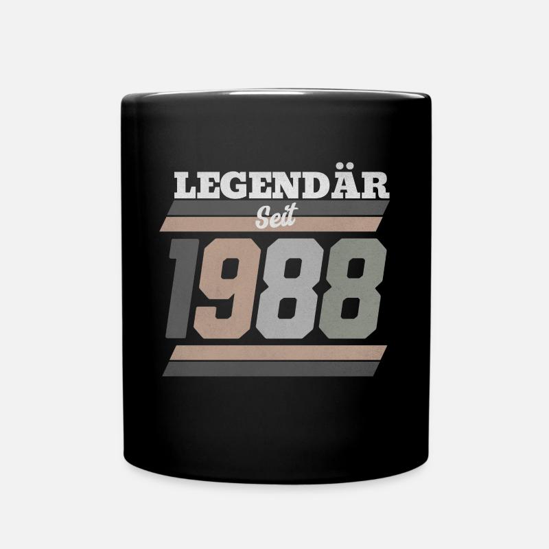 1988 - Tasse einfarbig - Schwarz