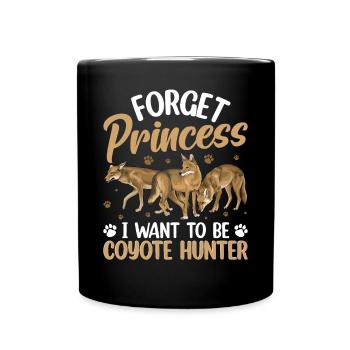 Coyote Hunting Yote - Full Colour Mug - black - Front