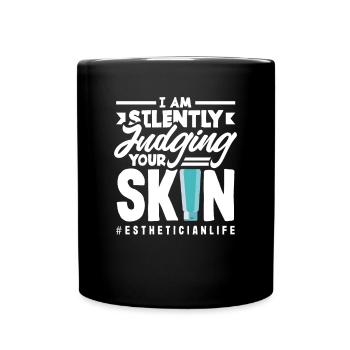 Hautpflege Kosmetikerin Kosmetik - Tasse einfarbig - Schwarz - Vorne