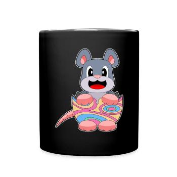 Mouse Easter Easter Egg - Full Colour Mug - black - Front