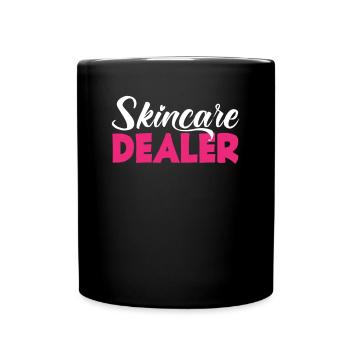 Skin Care Beautician Cosmetics - Full Colour Mug - black - Front