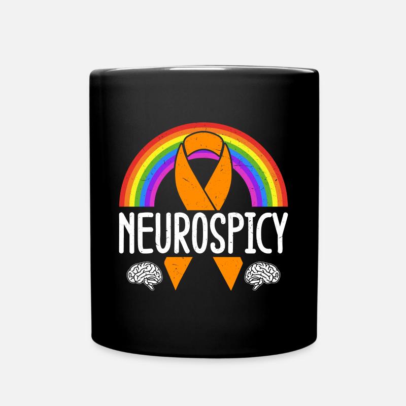 Neurodiversität Neurodivers Autismus Adhs - Tasse einfarbig - Schwarz