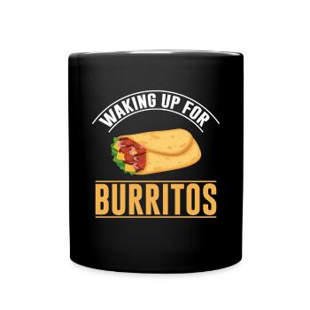 Burrito Gift - Full Colour Mug - black - Front