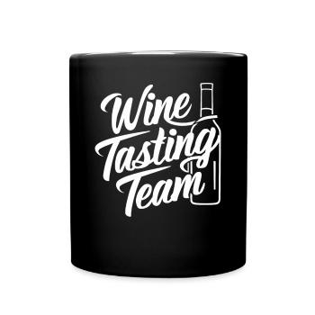 Weinverkostungsteam - Elegantes Design für - Tasse einfarbig - Schwarz - Vorne
