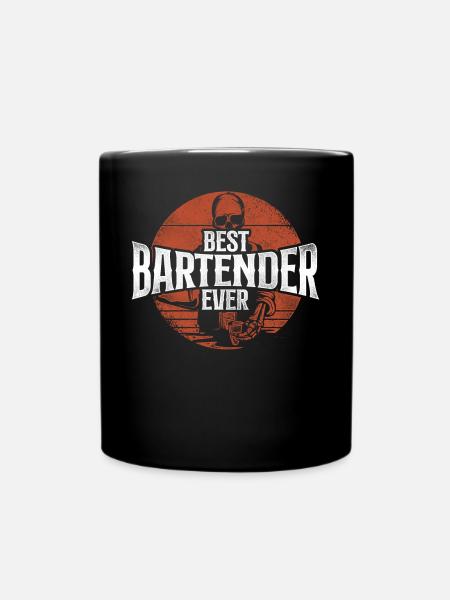 Bartender Mixologist Best - Tasse einfarbig - Schwarz