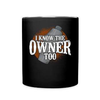 Barman Mixologue Je connais le - Mug uni - noir - Devant