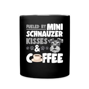 Schnauzer nain Chien Schnauzer - Mug uni - noir - Devant