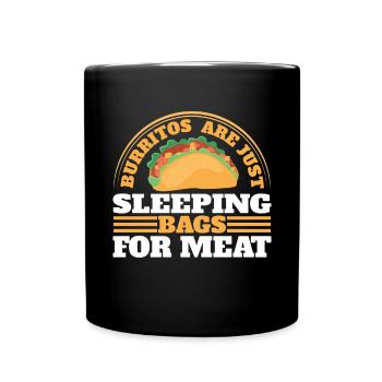 Burrito Gift - Full Colour Mug - black - Front