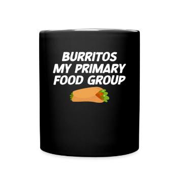 Burrito Gift - Full Colour Mug - black - Front
