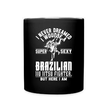 Jiu Jitsu Arts Martiaux - Jiu Brésilien super sexy - Mug uni - noir - Devant