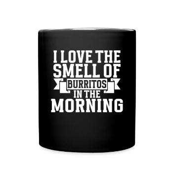 Burrito Gift - Tasse einfarbig - Schwarz - Vorne