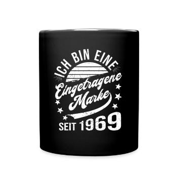 55th Birthday Retro 55th Anniversary Registered Trademark - Full Colour Mug - black - Front