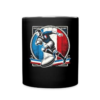 Maillot de la France Rugby - Mug uni - noir - Devant