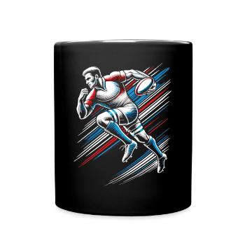 Maillot de fan de rugby - Mug uni - noir - Devant