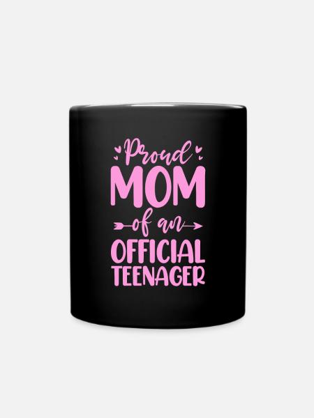 Teenager Teenie Teen Teens Teeny Geschenk - Tasse einfarbig - Schwarz