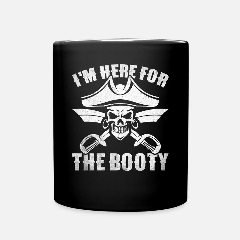 Crâne de pirate Buccaneer bateau pirate - Mug uni - noir