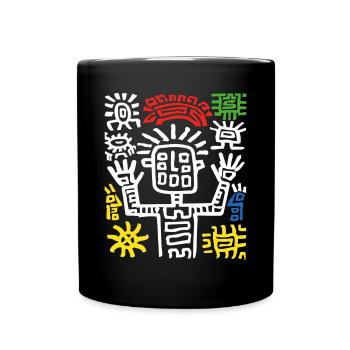 Dieu Maya Mythologie Maya Ancien Dieu Yum Kaax - Mug uni - noir - Devant