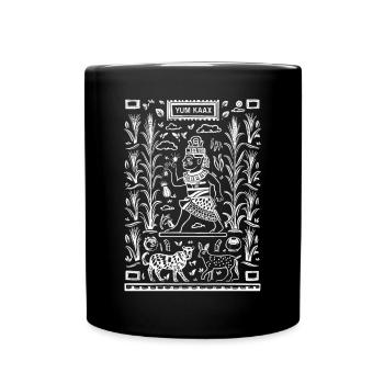Dieu Maya Mythologie Maya Vieux Dieu Miam - Mug uni - noir - Devant
