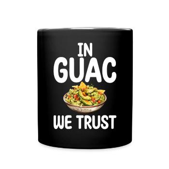 Avocado Gifts - Tasse einfarbig - Schwarz - Vorne