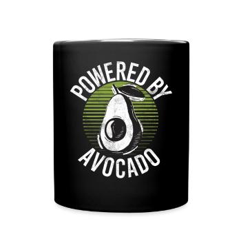 Avocado Gifts - Tasse einfarbig - Schwarz - Vorne