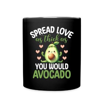 Avocado Gifts - Full Colour Mug - black - Front