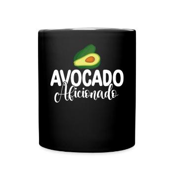 Avocado Gifts - Tasse einfarbig - Schwarz - Vorne
