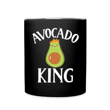Avocado Gifts - Tasse einfarbig - Schwarz - Vorne