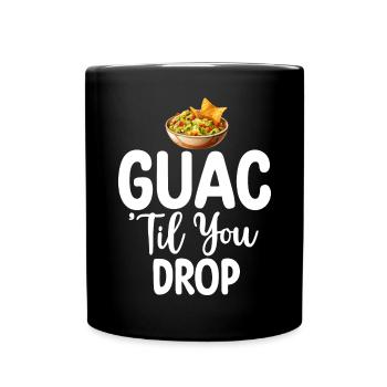 Avocado Gifts - Tasse einfarbig - Schwarz - Vorne