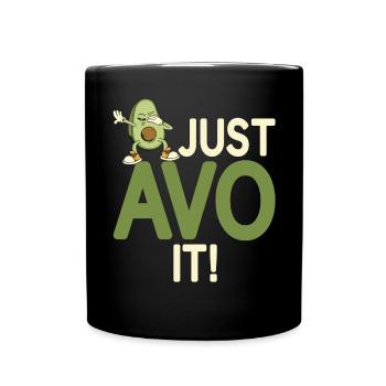 Avocado Gifts - Tasse einfarbig - Schwarz - Vorne