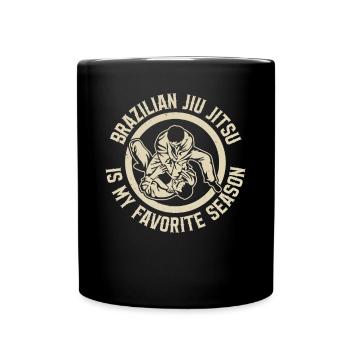 Brazilian Jiu Jitsu - Brazilian Jiu Jitsu Is My Fa - Full Colour Mug - black - Front
