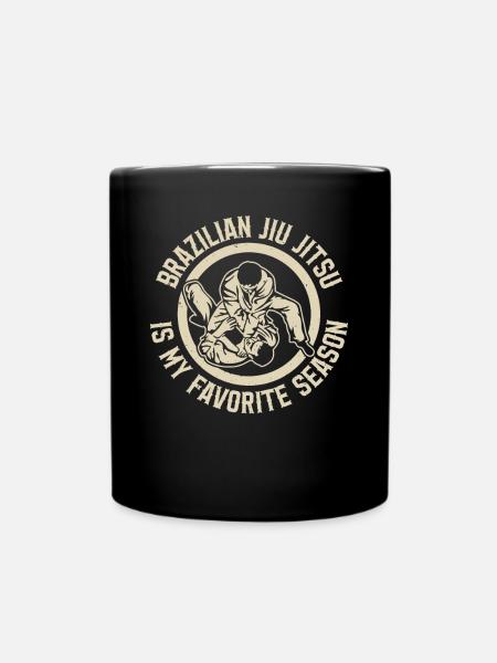 Brazilian Jiu Jitsu - Brazilian Jiu Jitsu Is My Fa - Tasse einfarbig - Schwarz