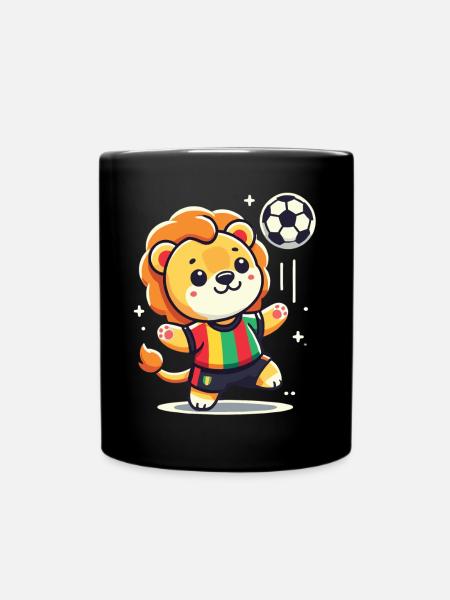 Petit roi du terrain de foot - Mug uni - noir