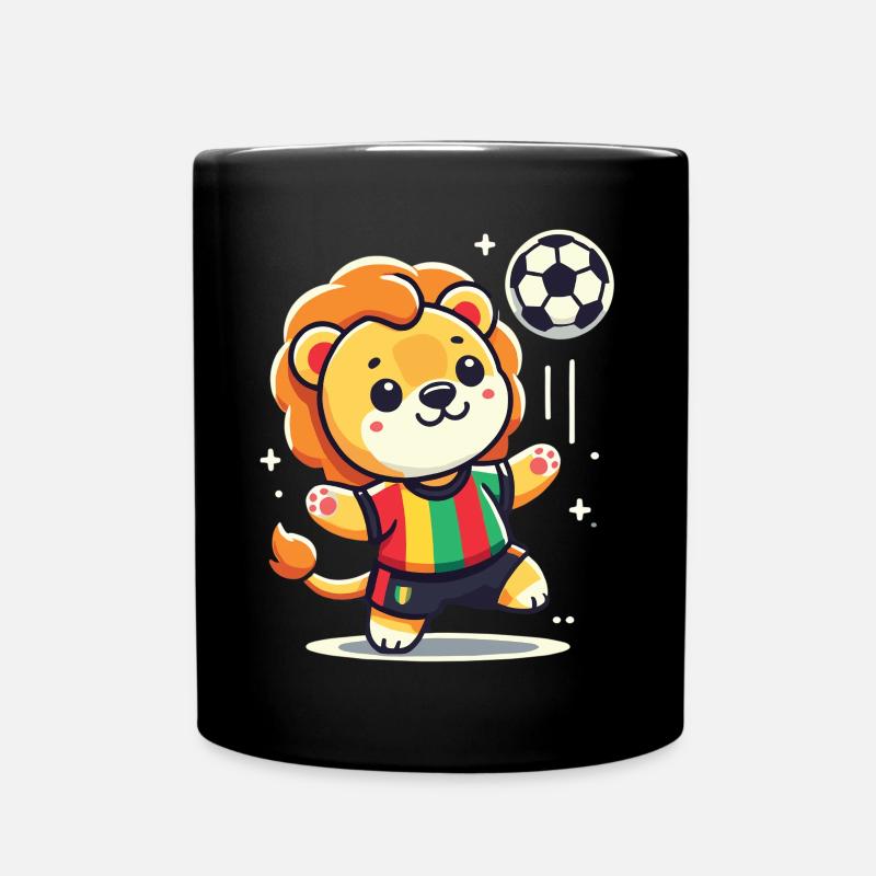 Petit roi du terrain de foot - Mug uni - noir