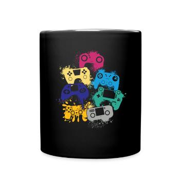 Gaming-legende Ich Habe Mein Spiel Unterbrochen, - Tasse einfarbig - Schwarz - Vorne