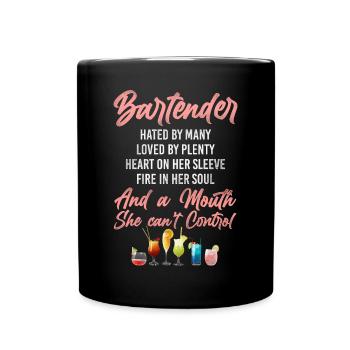 Barman Mixologue Barman - Mug uni - noir - Devant