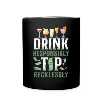 Barman Mixologue Boisson - Mug uni - noir - Devant