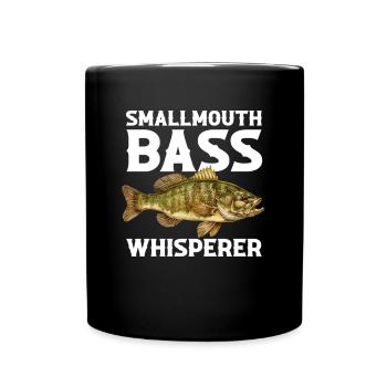 Smallmouth bass - Tasse einfarbig - Schwarz - Vorne