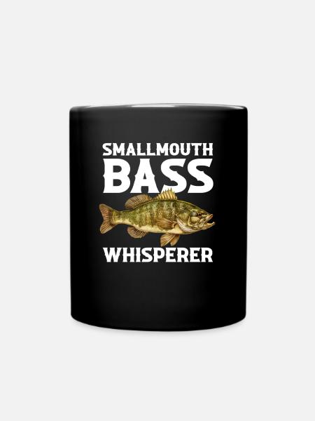 Smallmouth bass - Tasse einfarbig - Schwarz