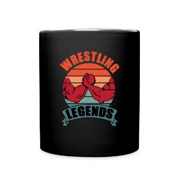 Wrestling - Full Colour Mug - black - Front