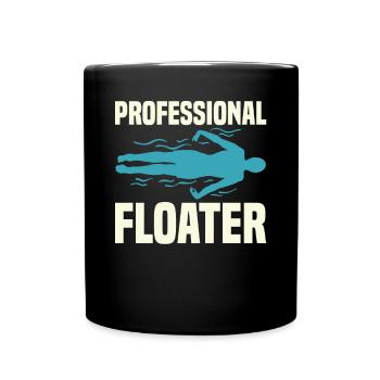 Swimming Water Sports Pool Swimming Swimmers - Full Colour Mug - black - Front