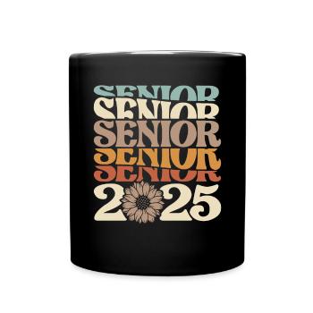 Graduation 2025 for Seniors - Full Colour Mug - black - Front