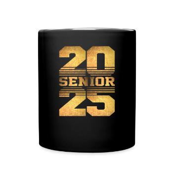 Class of 2025 Graduation - Senior 2025 - Full Colour Mug - black - Front