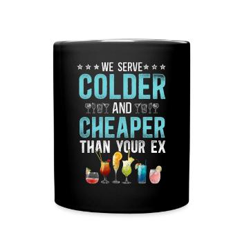 Bartender Mixologist We Serve - Tasse einfarbig - Schwarz - Vorne