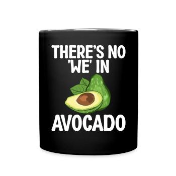 Avocado Gifts - Tasse einfarbig - Schwarz - Vorne