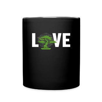 Bonsai Love Indoor Bonsai Bonsai Pots Penjing - Full Colour Mug - black - Front