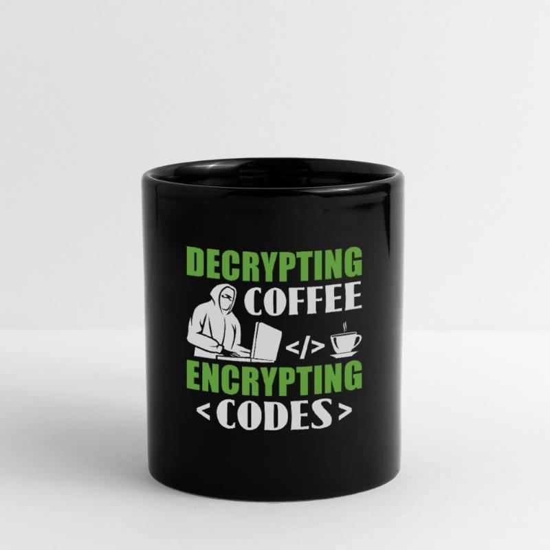 Décryptage du café Cryptage des codes - Hackers Mug uni