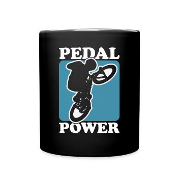 BMX Freestyle Biker Bike Bike BMX Rider - Full Colour Mug - black - Front