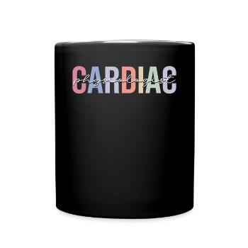 Herzphysiologe Krankenschwester Kardiologie Kardio - Tasse einfarbig - Schwarz - Vorne