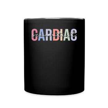 Infirmière cardiologue en cardiologie - Mug uni - noir - Devant