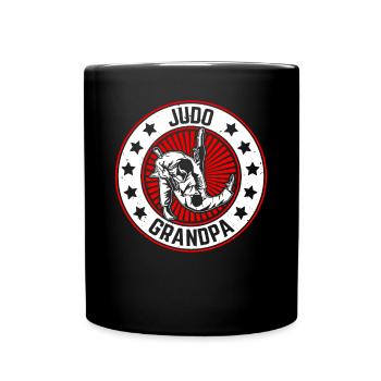 Judo Grandpa Judo Fighter Judo Martial Arts Judoka - Full Colour Mug - black - Front